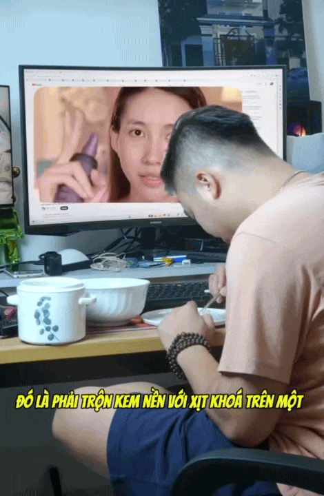 Anh chồng bước ra từ tiểu thuyết: Tự học make up để trang điểm cho vợ, m&agrave;n 