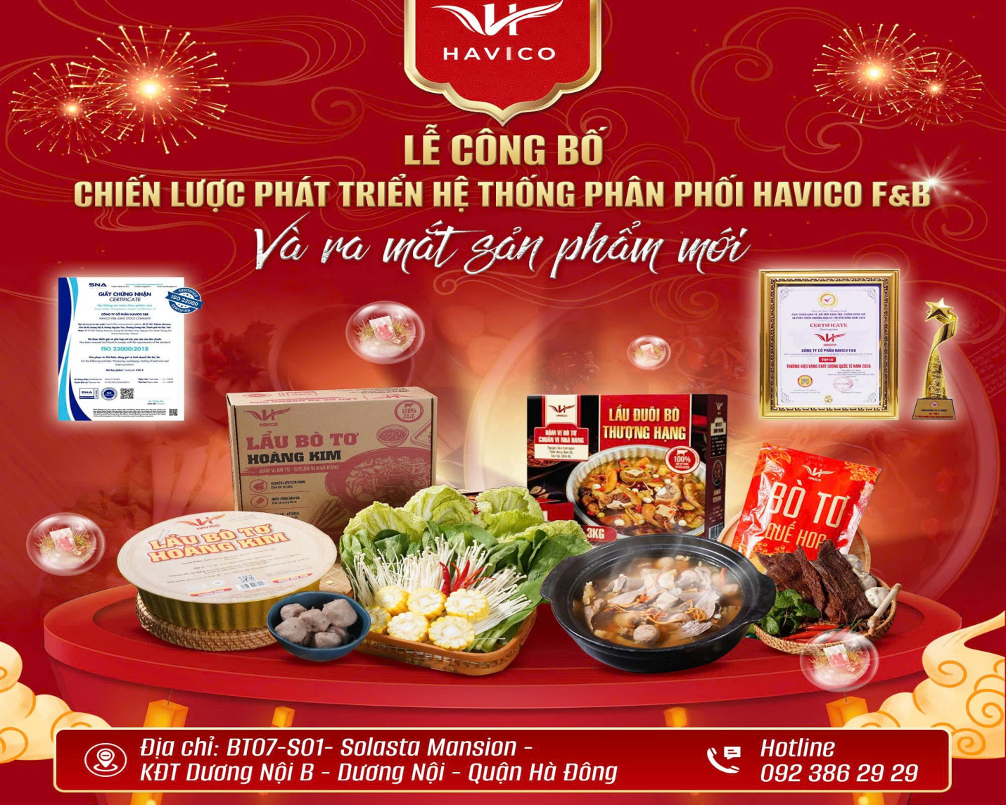 Havico F&B ra mắt hai sản phẩm lẩu mới, hướng đến bữa ăn tiện lợi, an toàn và giàu dinh dưỡng cho gia đình Việt - Ảnh 1.