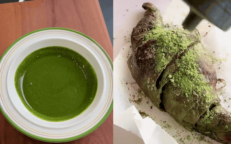 Hết làm gỏi cuốn, bánh tráng Việt giờ còn thành "siêu phẩm" bánh ngọt matcha khiến dân mạng điên đảo! - Ảnh 1.