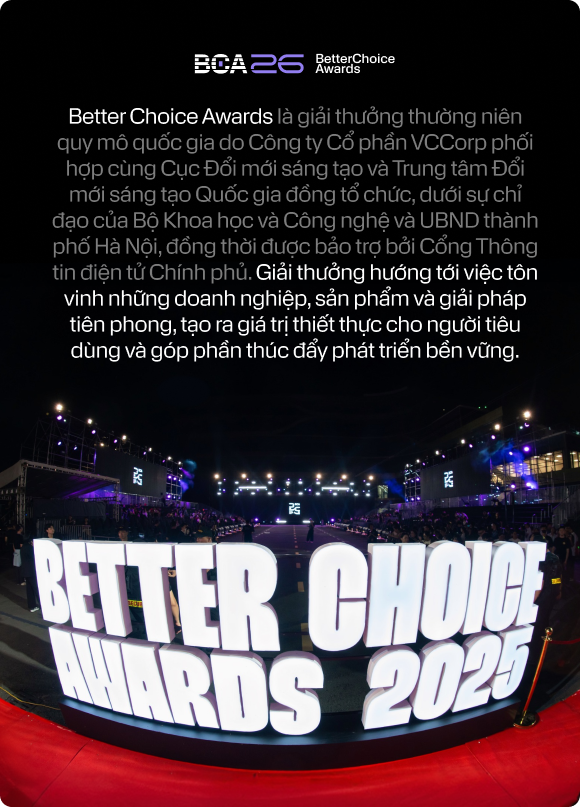 Giải thưởng Better Choice Awards 2026: Đổi mới sáng tạo vượt qua mọi biên giới - Ảnh 2. Giải thưởng Better Choice Awards 2026: Đổi mới sáng tạo vượt qua mọi biên giới - Ảnh 2.