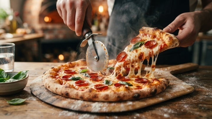 V&igrave; sao b&aacute;nh pizza tr&ograve;n lại đựng trong hộp vu&ocirc;ng? kh&aacute;m ph&aacute; nghịch l&yacute; Th&uacute; vị  - Ảnh 2.