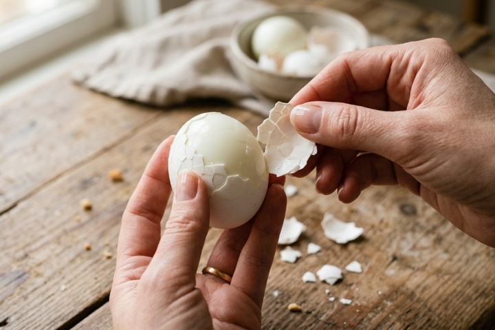 Tại sao không nên rửa trứng đã luộc bằng nước máy? Rất nhiều người vẫn làm mà không biết đó là sai lầm - Ảnh 2.