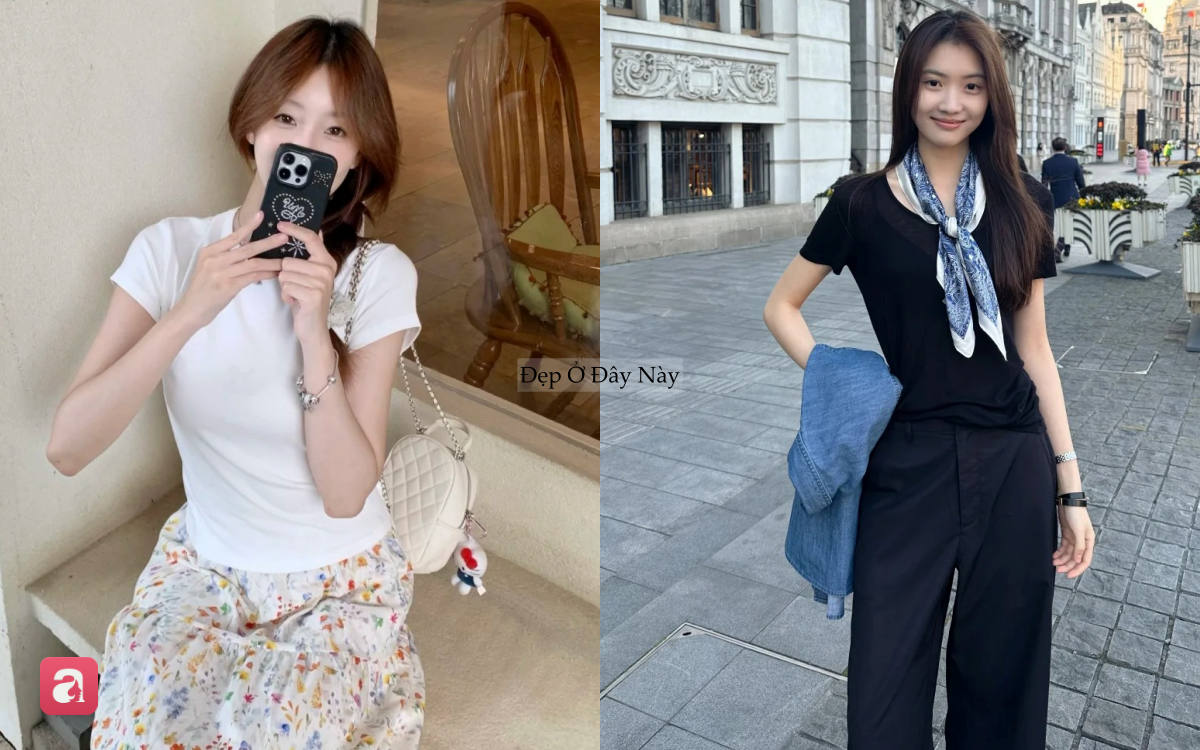5 công thức diện áo thun tới công sở: Vừa trẻ trung, vừa thanh lịch, mặc cả tuần không biết chán - Ảnh 1.