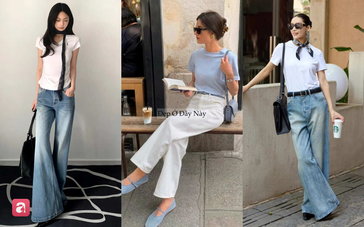 5 công thức diện áo thun tới công sở: Vừa trẻ trung, vừa thanh lịch, mặc cả tuần không biết chán - Ảnh 3.
