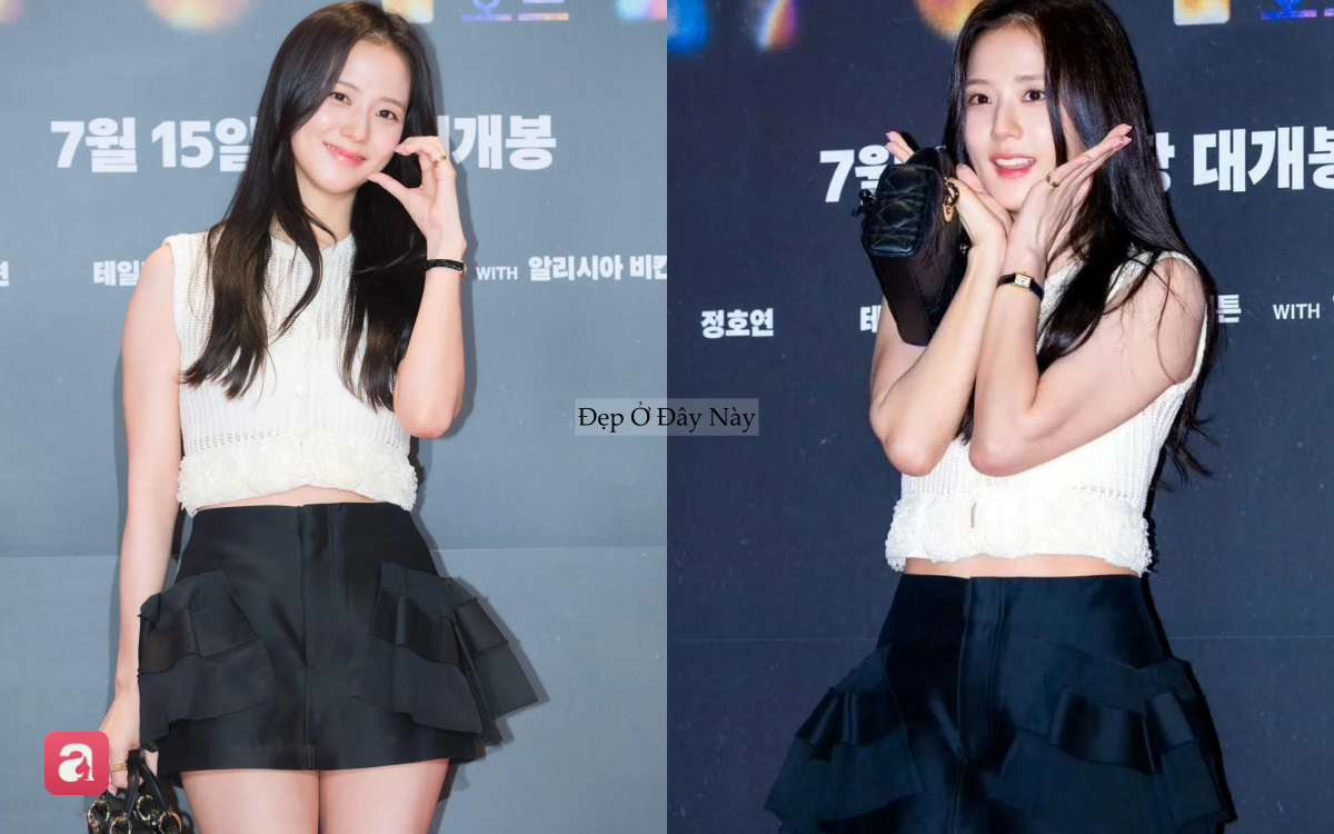 Đẳng cấp idol to&agrave;n cầu: Jisoo v&agrave; Ros&eacute; biến buổi c&ocirc;ng chiếu phim th&agrave;nh s&agrave;n diễn h&agrave;ng hiệu xa xỉ - Ảnh 8.
