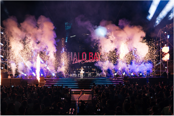 Halo Bay Live Concert: Khi âm nhạc, ánh sáng và nhịp điệu của nước hòa cùng vịnh di sản - Ảnh 2. Halo Bay Live Concert: Khi âm nhạc, ánh sáng và nhịp điệu của nước hòa cùng vịnh di sản - Ảnh 2.