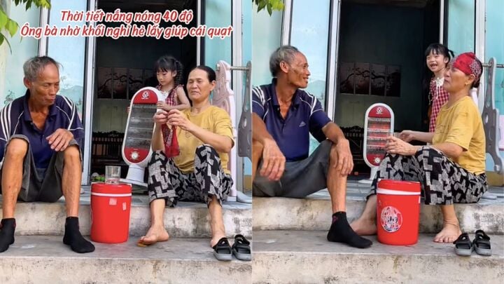 B&eacute; g&aacute;i hiếu thảo mang quạt sưởi cho b&agrave; g&acirc;y b&atilde;o mạng x&atilde; hội - Ảnh 1.