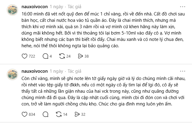 &Ocirc;ng chồng đang rần rần c&otilde;i mạng với m&agrave;n t&acirc;m sự nhận 