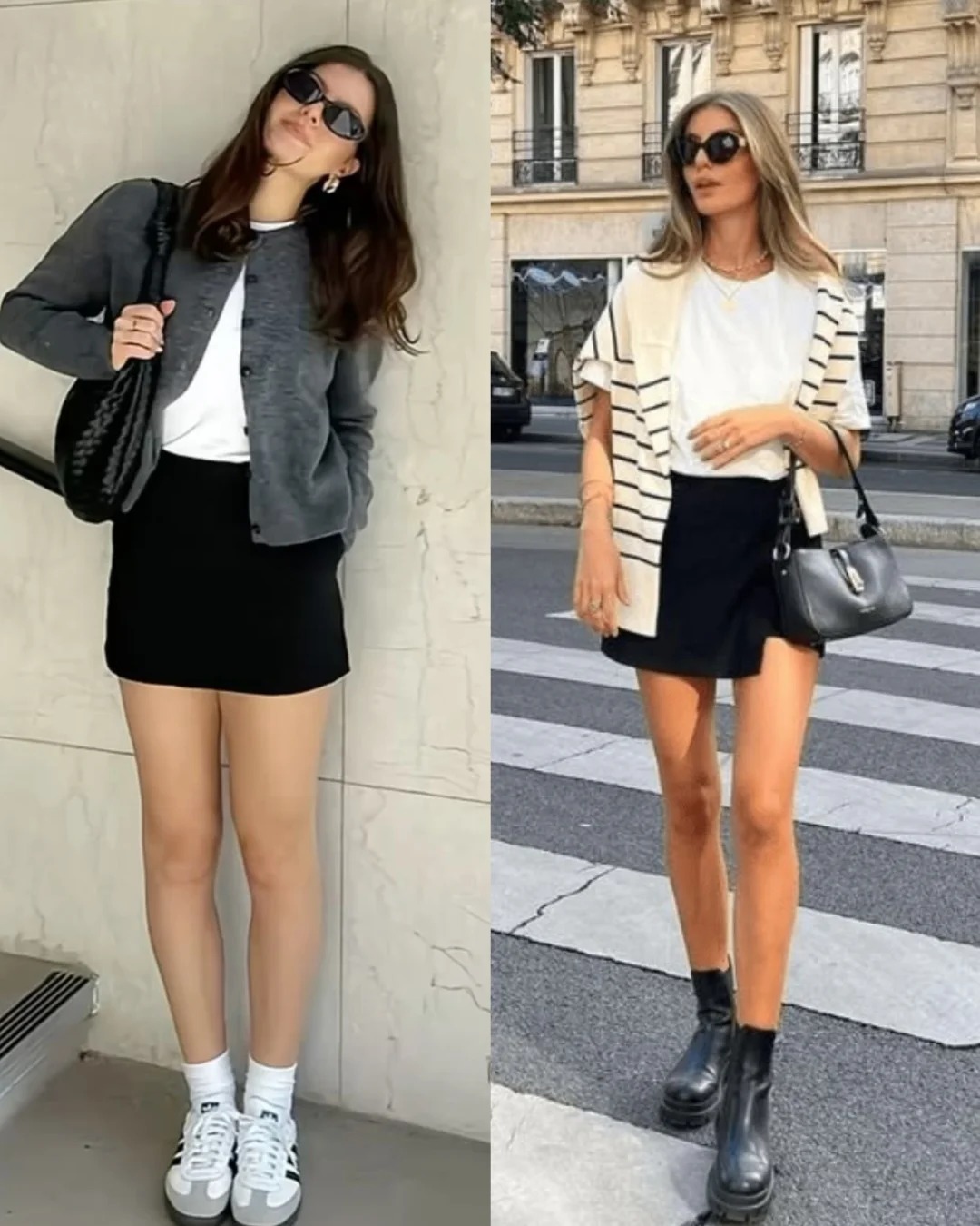 Ch&acirc;n v&aacute;y đen ngắn: M&oacute;n đồ 