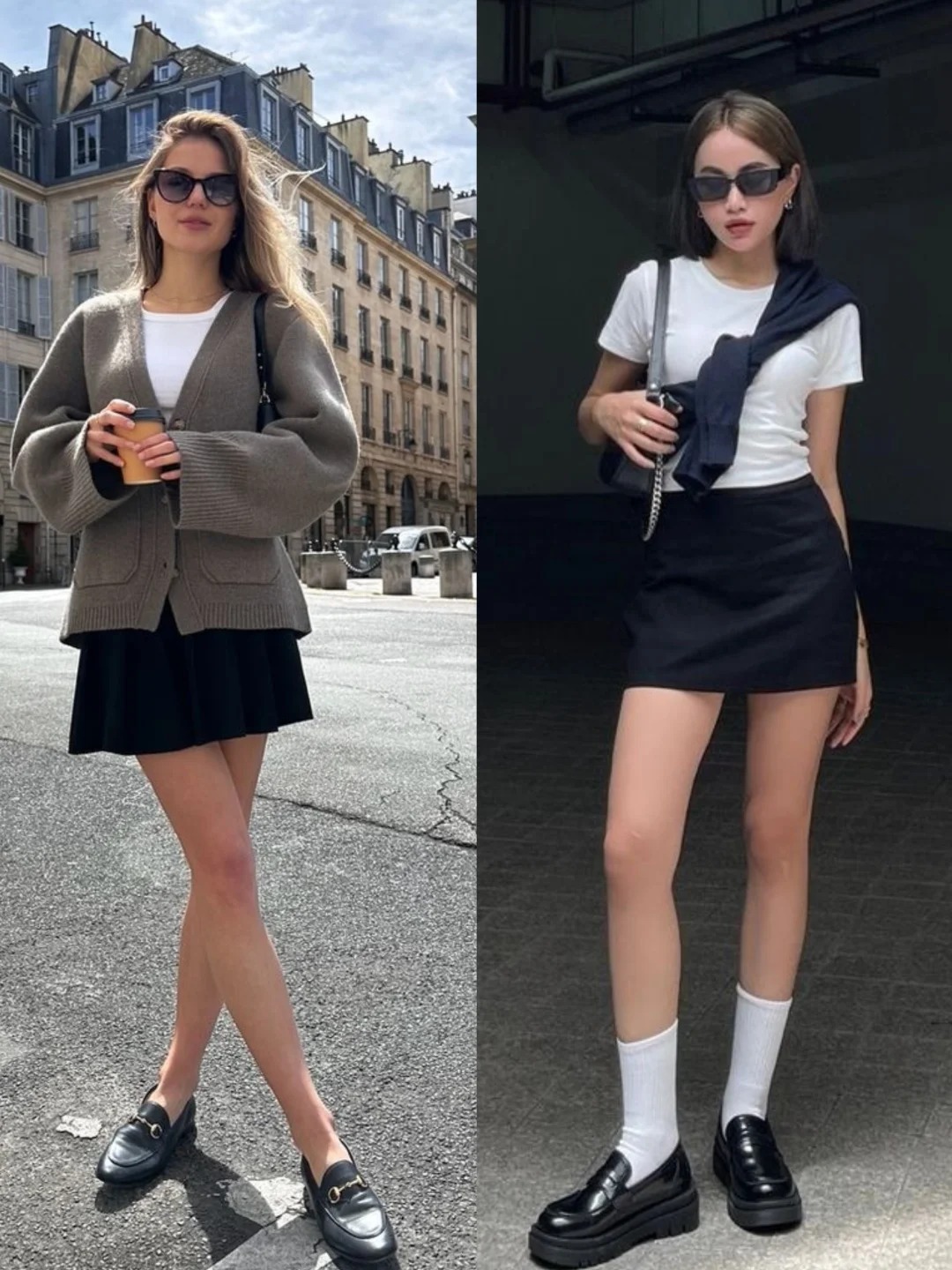 Ch&acirc;n v&aacute;y đen ngắn: M&oacute;n đồ 