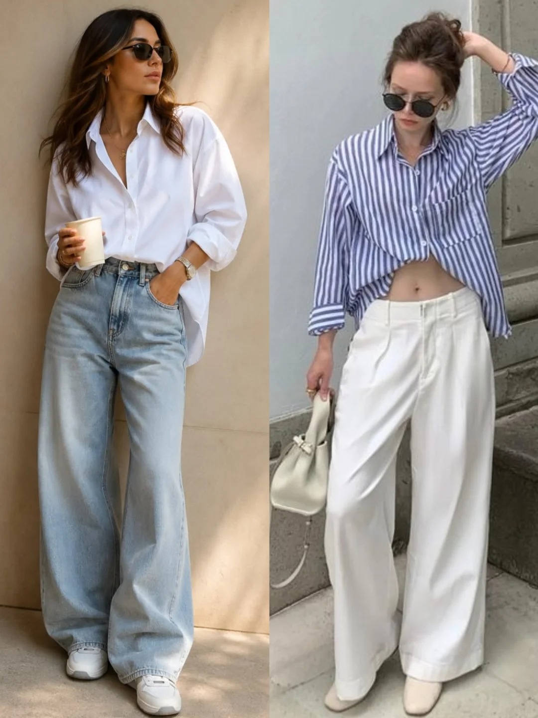 Chiếc áo sơ mi xanh tưởng đơn điệu lại là món đồ