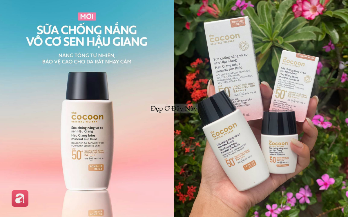 5 kem chống nắng mới đ&aacute;ng mua nhất m&ugrave;a h&egrave;: Mỏng nhẹ, đẹp da, chống nắng cực đỉnh - Ảnh 2.