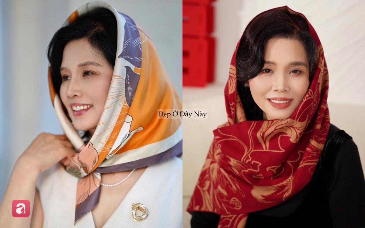 B&agrave; ngoại 60 tuổi mặc đẹp như qu&yacute; c&ocirc; Ph&aacute;p, chỉ nhờ một chiếc khăn cho&agrave;ng - Ảnh 3.