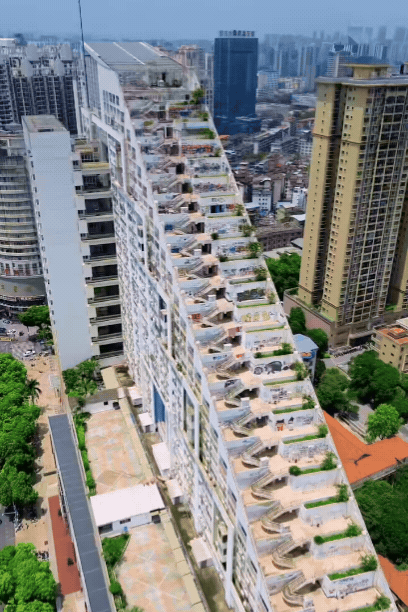 Kiến tr&uacute;c độc đ&aacute;o của Huaxing Times Plaza tại Nam Ninh thu h&uacute;t giới trẻ kh&aacute;m ph&aacute; - Ảnh 2.