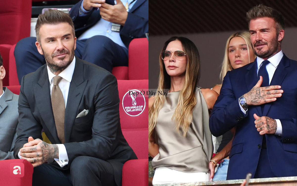 David Beckham: Người đàn ông biến khán đài World Cup thành sàn diễn thời trang - Ảnh 1.