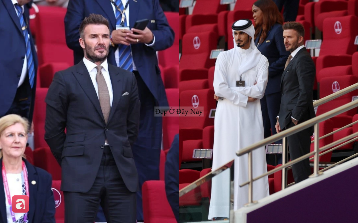 David Beckham: Người đàn ông biến khán đài World Cup thành sàn diễn thời trang - Ảnh 3.