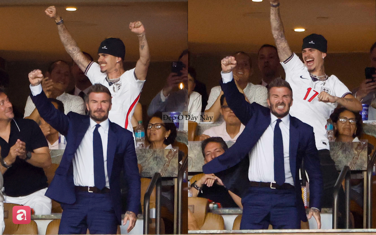 David Beckham: Người đàn ông biến khán đài World Cup thành sàn diễn thời trang - Ảnh 4.