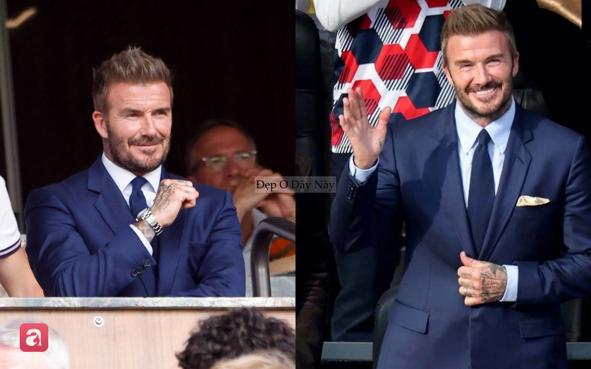 David Beckham: Người đàn ông biến khán đài World Cup thành sàn diễn thời trang - Ảnh 5.