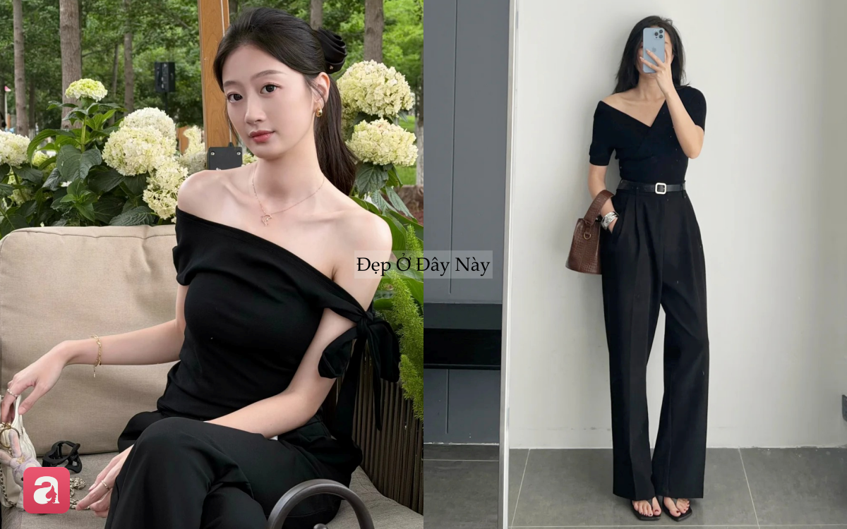 Diện cả c&acirc;y đồ đen thế n&agrave;o để vẫn trẻ trung v&agrave; t&ocirc;n d&aacute;ng? 5 b&iacute; quyết hội mặc đẹp lu&ocirc;n &aacute;p dụng - Ảnh 1.