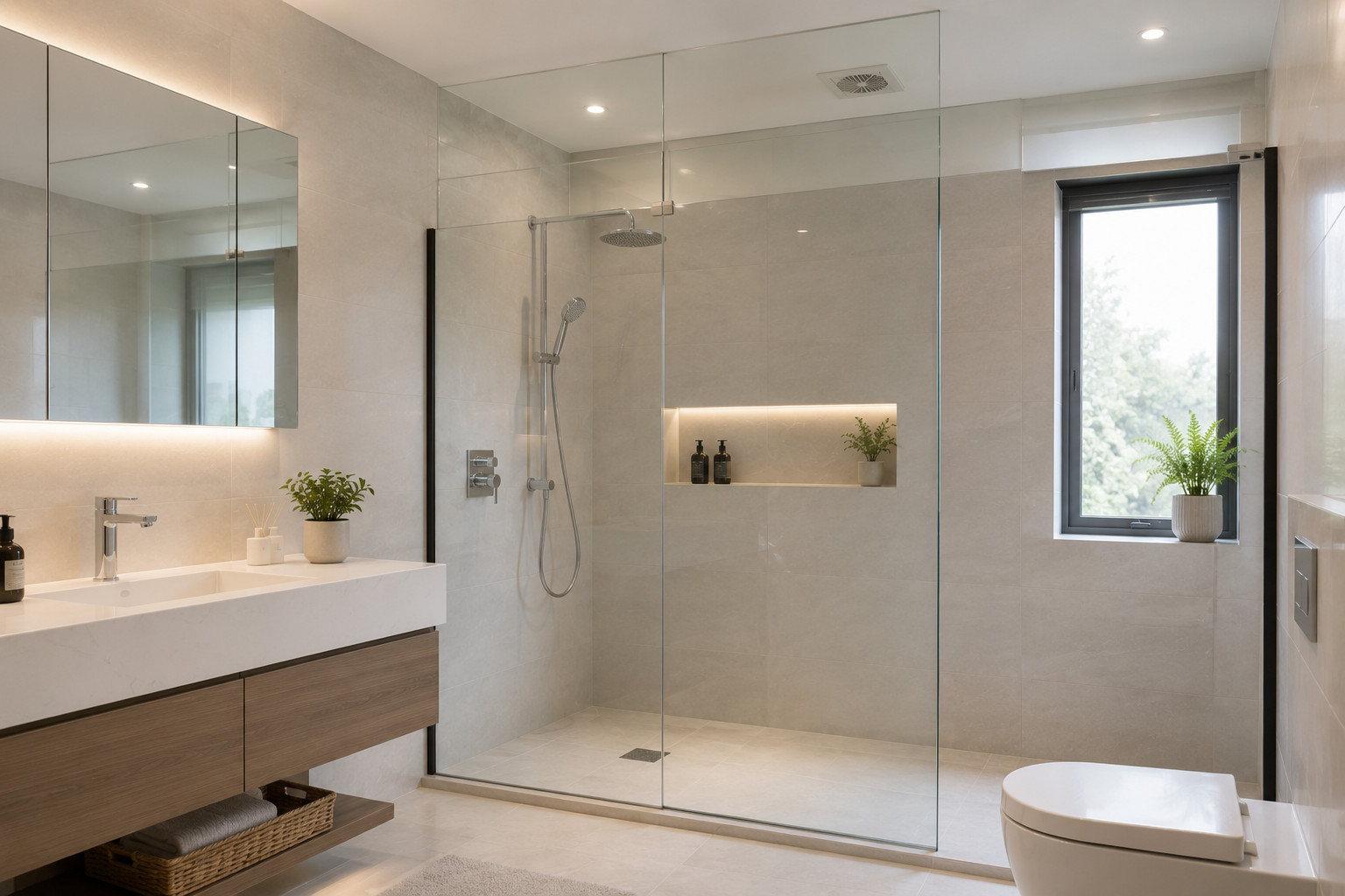 T&ocirc;i từng rất th&iacute;ch v&aacute;ch k&iacute;nh ph&ograve;ng tắm s&aacute;t trần, cho đến ng&agrave;y phải thay gần như to&agrave;n bộ phụ kiện v&igrave; nấm mốc: Một sai lầm nhiều gia đ&igrave;nh chỉ nhận ra sau v&agrave;i năm sử dụng - Ảnh 4.