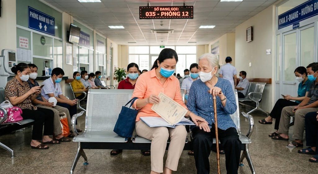 Ngày càng nhiều người nhận đưa người cao tuổi đi khám bệnh: Một xu hướng việc làm mới đang dần hình thành- Ảnh 3.