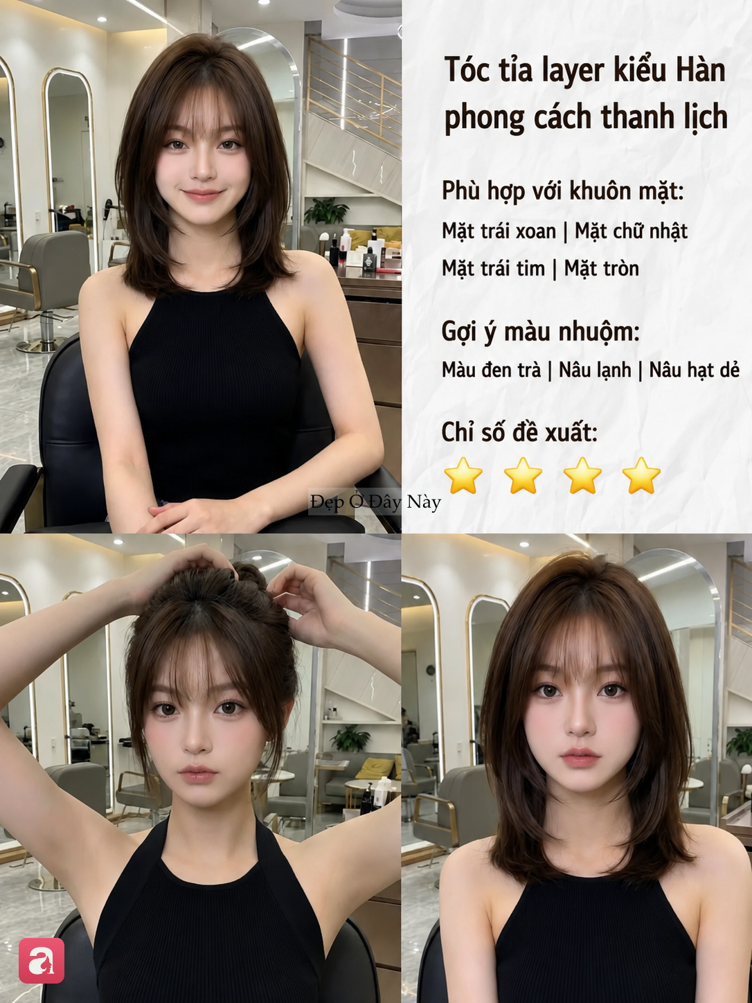 5 kiểu t&oacute;c ngang vai 