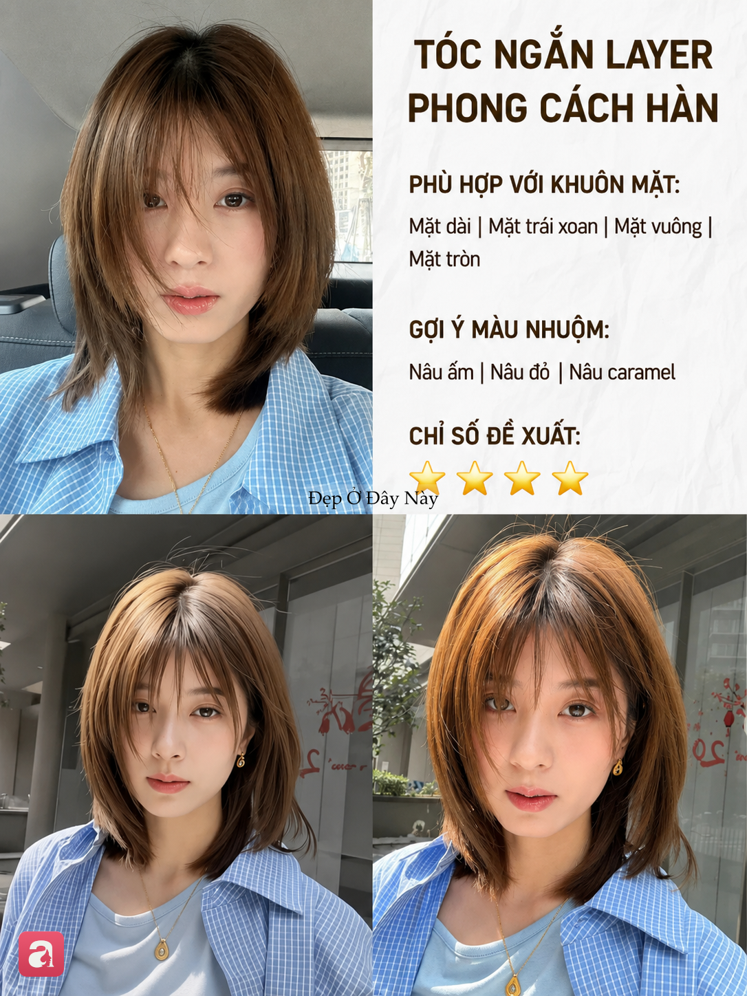 5 kiểu t&oacute;c ngang vai 