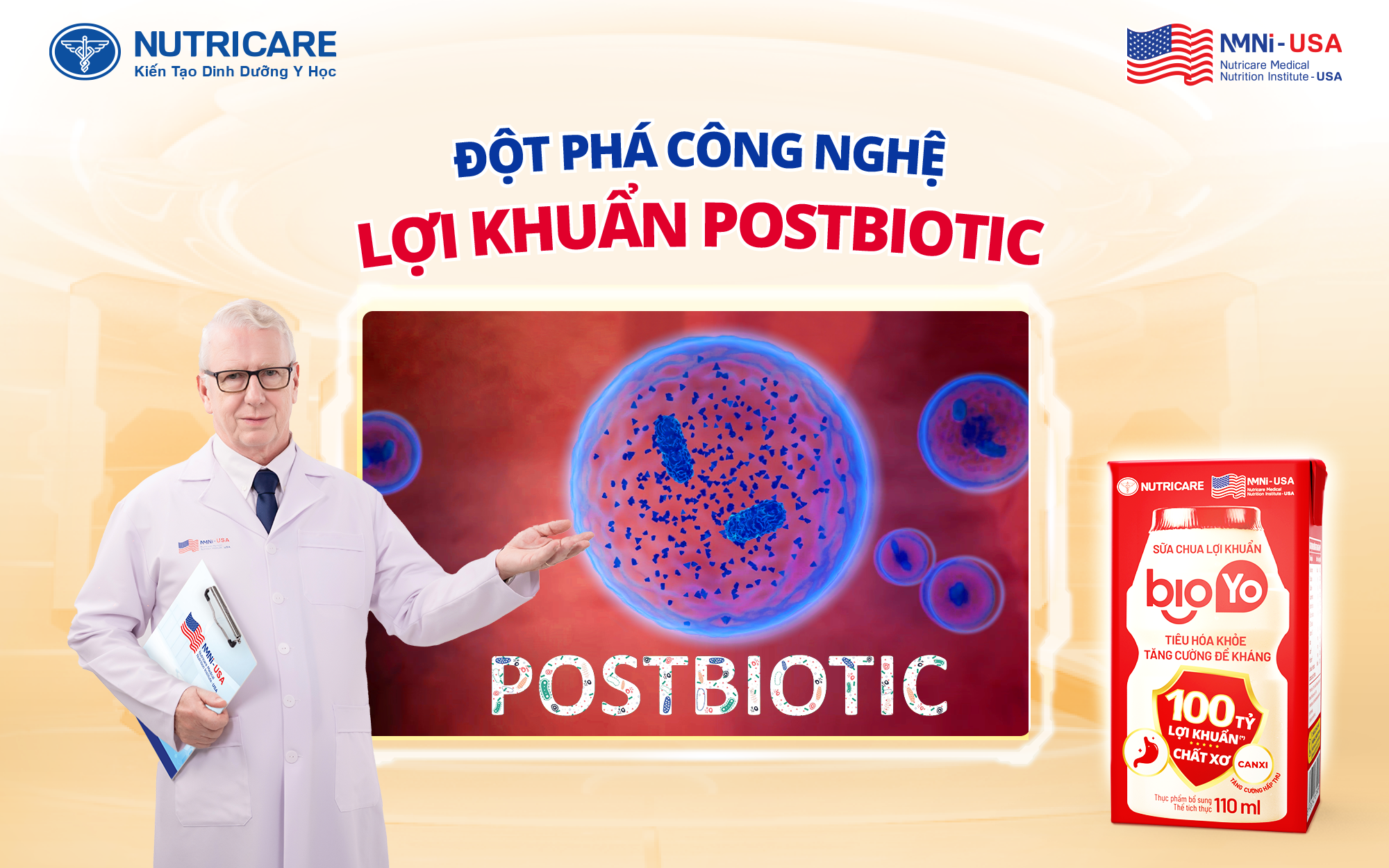 Sữa chua uống Bioyo ứng dụng 100 tỷ lợi khuẩn Postbiotic hỗ trợ tiêu hóa khỏe, tăng cường đề kháng - Ảnh 3.