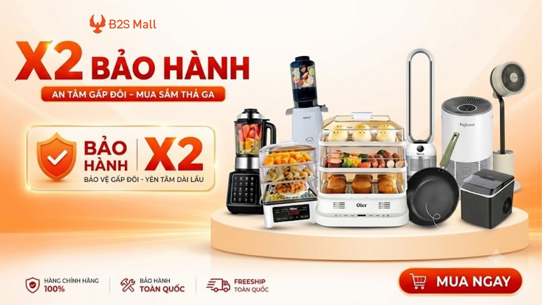 B2S Mall: Mang đến trải nghiệm mua sắm gia dụng chính hãng cho người tiêu dùng - Ảnh 2.