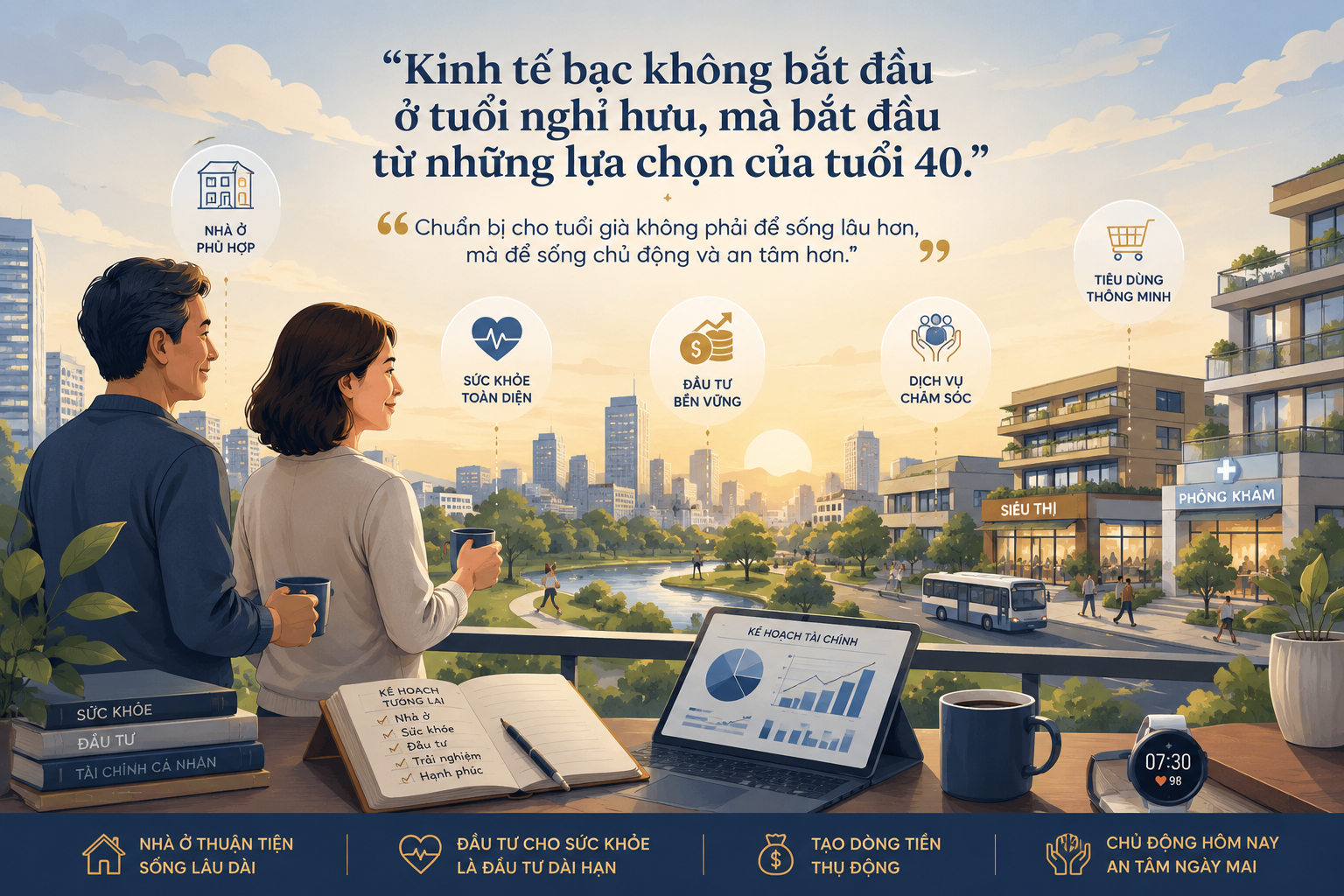 Mua nh&agrave;, đầu tư, chăm s&oacute;c sức khỏe: 5 xu hướng của kinh tế bạc m&agrave; người 40+ n&ecirc;n biết từ b&acirc;y giờ - Ảnh 1.