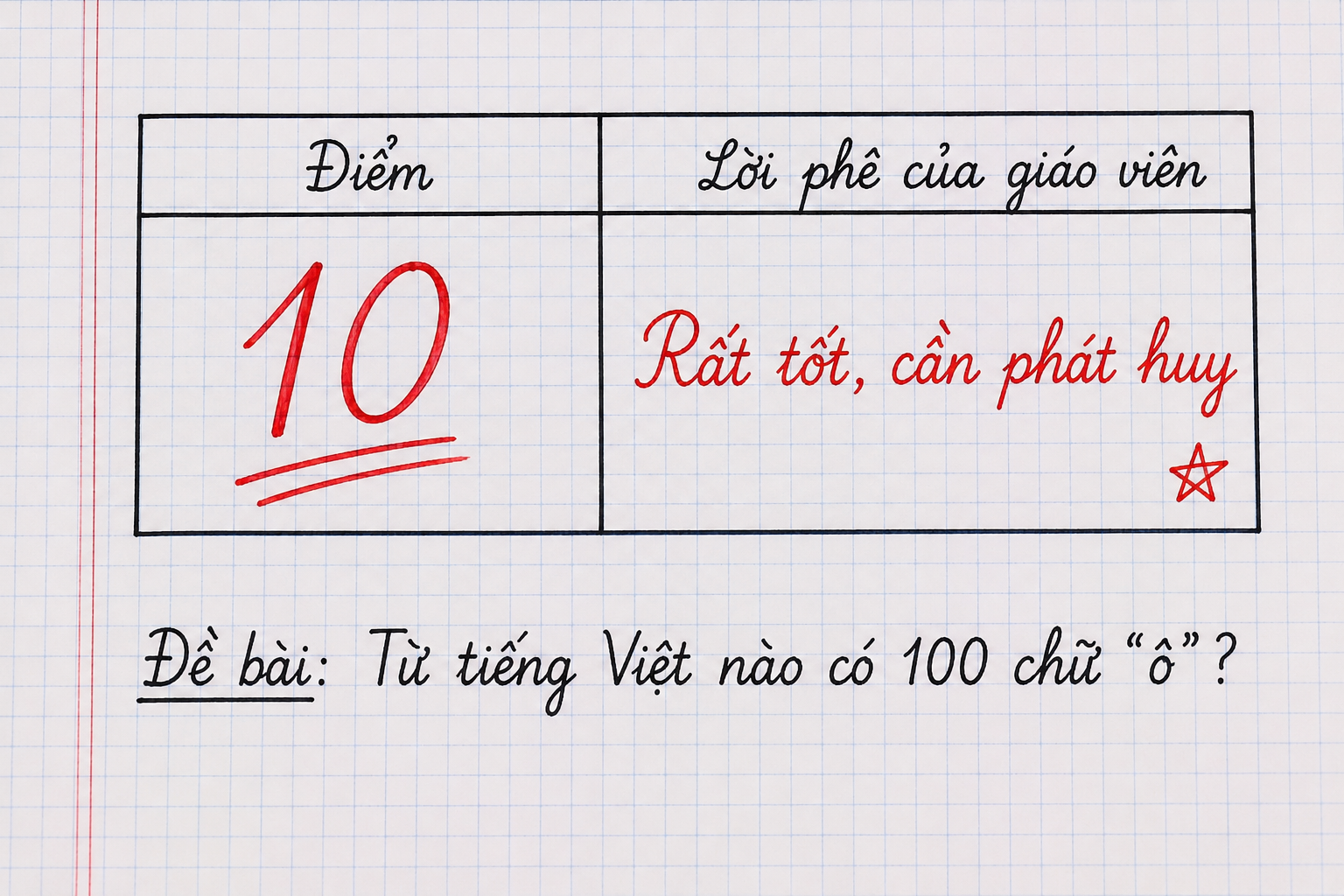 Từ tiếng Việt n&agrave;o c&oacute; 100 chữ &Ocirc;? - 99% người đ&atilde; thử th&aacute;ch v&agrave; b&oacute; tay! - Ảnh 1.