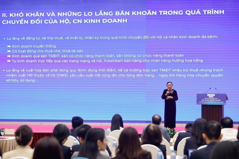 Chủ tịch Hội Tư vấn thuế đề xuất Giải ph&aacute;p k&ecirc; khai thuế cho hộ kinh doanh năm 2026 - Ảnh 1.