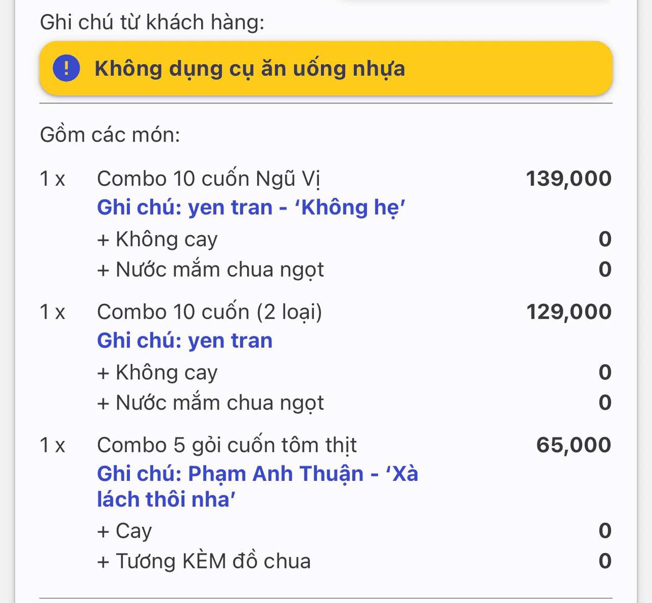 Khách đặt 26 gỏi cuốn với yêu cầu riêng: Chủ quán chia sẻ lý do nhận đơn đặc biệt - Ảnh 3. Khách đặt 26 gỏi cuốn với yêu cầu riêng: Chủ quán chia sẻ lý do nhận đơn đặc biệt - Ảnh 3.