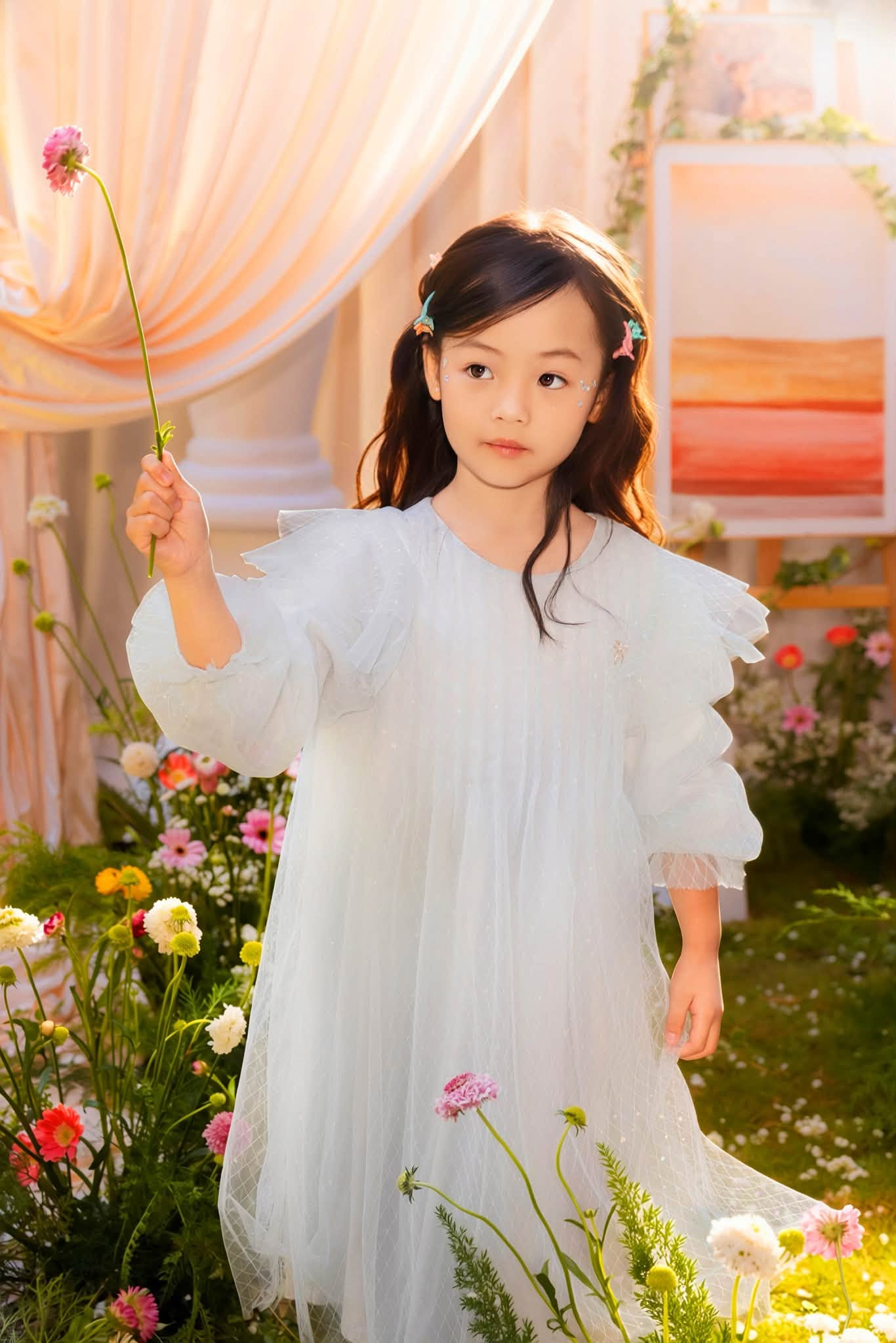 Ái nữ Cường Đô La càng lớn càng có nét mỹ nhân, em út Sutin thốt lên một câu khiến dân mạng "tan chảy": "Sao chị dễ thương thế?"- Ảnh 12.