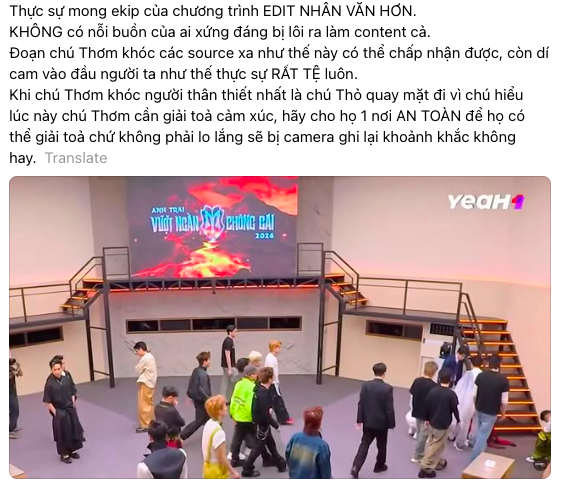 Tiếng khóc nức nở của Quách Văn Thơm và lời nhắn gửi chương trình: Xin đừng biến nỗi buồn thành content - Ảnh 2.