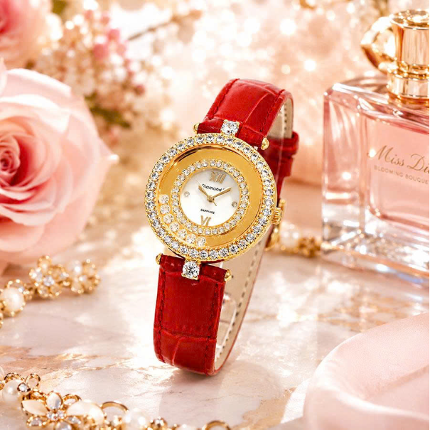 Đồng hồ Diamond D - N&eacute;t chấm ph&aacute; l&agrave;m n&ecirc;n phong c&aacute;ch của người phụ nữ hiện đại - Ảnh 1.
