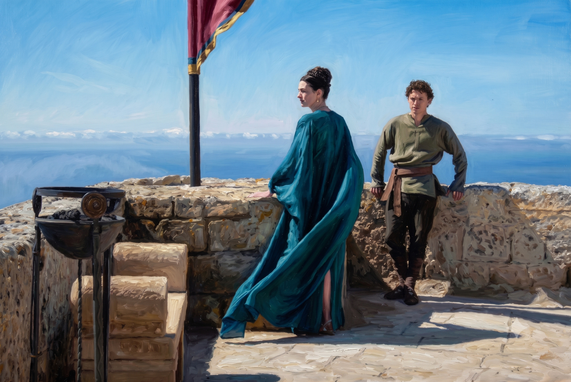 Telemachus được Penelope nu&ocirc;i dạy cả đời m&agrave; vẫn nhiễm th&oacute;i 
