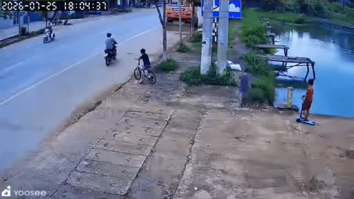 B&eacute; trai 11 tuổi nhanh tr&iacute; cứu em họ khỏi đuối nước tại hồ Noong Hoi - Ảnh 1.