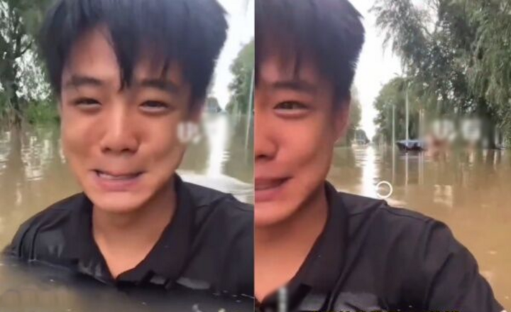 Nh&acirc;n vi&ecirc;n đi l&agrave;m giữa mưa lũ, &ocirc;ng chủ hoảng hốt t&igrave;m c&aacute;ch cứu trợ - Ảnh 1.