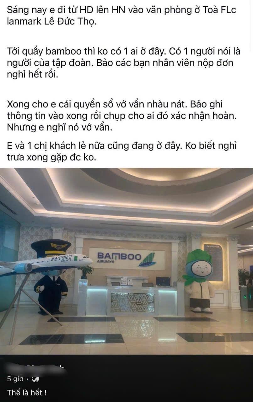 T&igrave;nh h&igrave;nh hiện tại ở Bamboo Airways giữa tin đồn kh&ocirc;ng c&oacute; nh&acirc;n vi&ecirc;n - Ảnh 1.