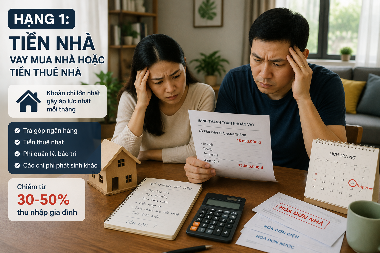 7 khoản chi khiến nhiều gia đ&igrave;nh 8X 
