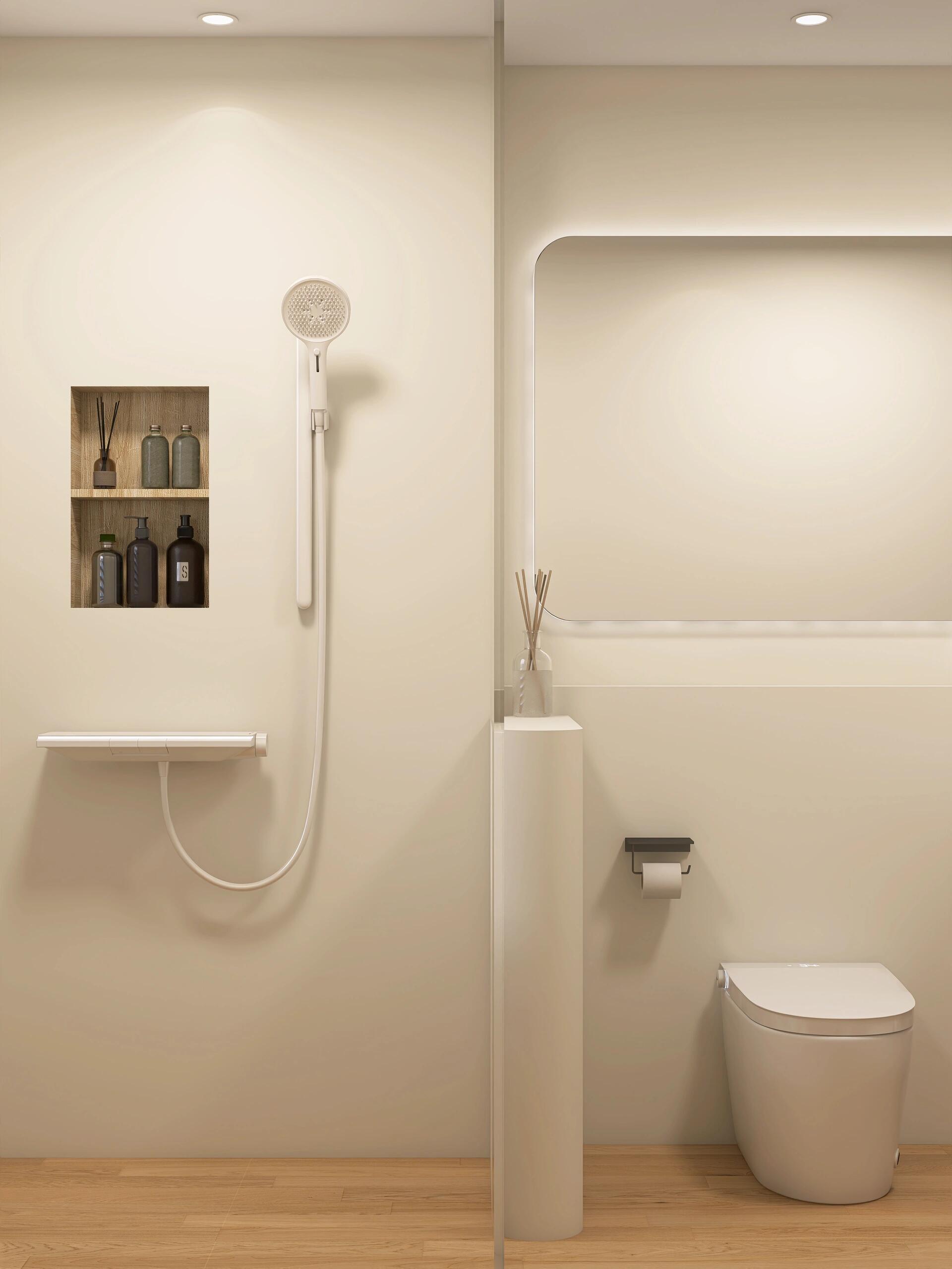 Ph&ograve;ng tắm chỉ d&ugrave;ng v&aacute;ch k&iacute;nh để ngăn kh&ocirc; &ndash; ướt vẫn chưa đủ: C&aacute;ch người Nhật chia kh&ocirc;ng gian mới thực sự đ&aacute;ng học hỏi - Ảnh 3.