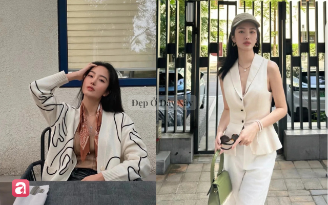 Dương Thái Ngọc chỉ mặc đồ cơ bản nhưng vẫn toát lên khí chất old money kiểu Pháp - Ảnh 4.