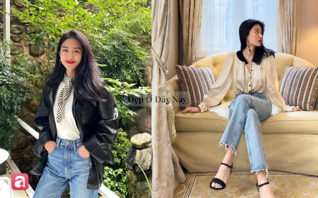 Dương Thái Ngọc chỉ mặc đồ cơ bản nhưng vẫn toát lên khí chất old money kiểu Pháp - Ảnh 2.