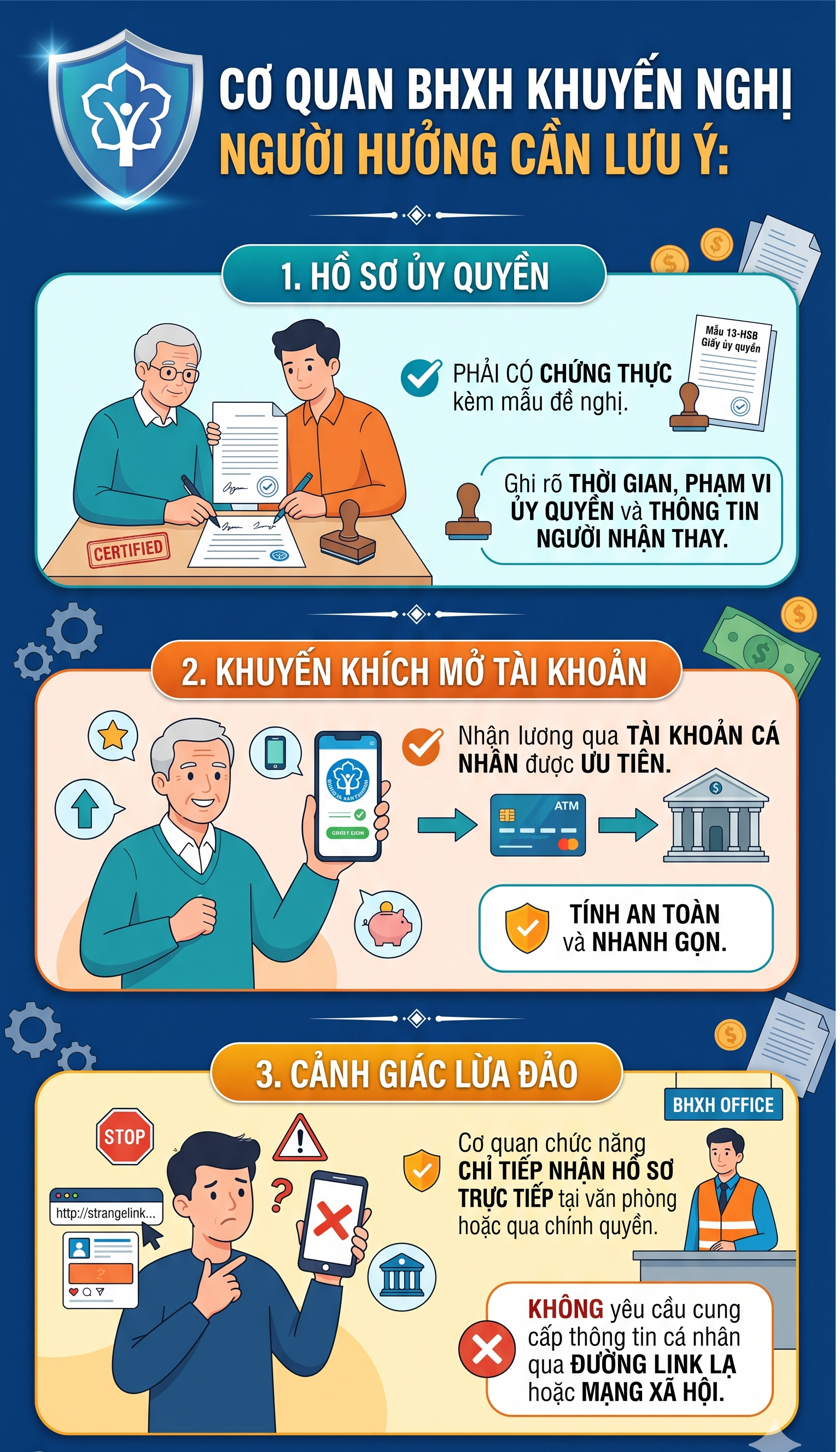 Đề xuất bỏ quy định thời hạn giấy ủy quyền nhận lương hưu cho người d&acirc;n năm 2026 - Ảnh 1.