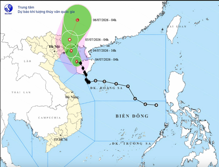 B&atilde;o số 1 Maysak đi v&agrave;o vịnh Bắc Bộ, chiều nay t&acirc;m b&atilde;o tr&ecirc;n v&ugrave;ng biển Quảng Ninh - Ảnh 1.
