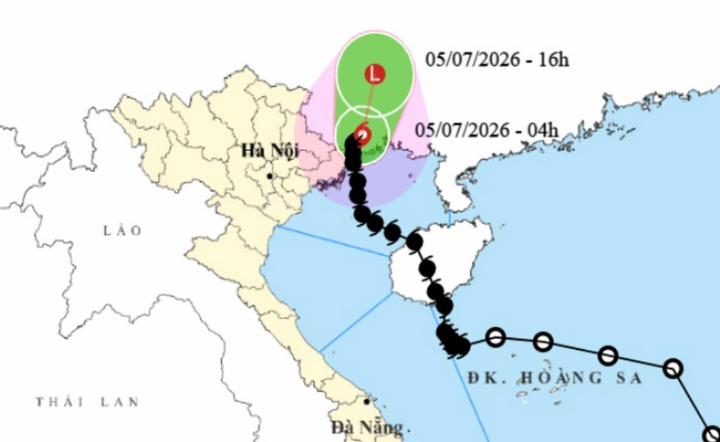 B&atilde;o số 1 Maysak g&acirc;y gi&oacute; mạnh v&agrave; mưa lớn tại Đ&ocirc;ng Bắc Bộ 2026 - Ảnh 1.