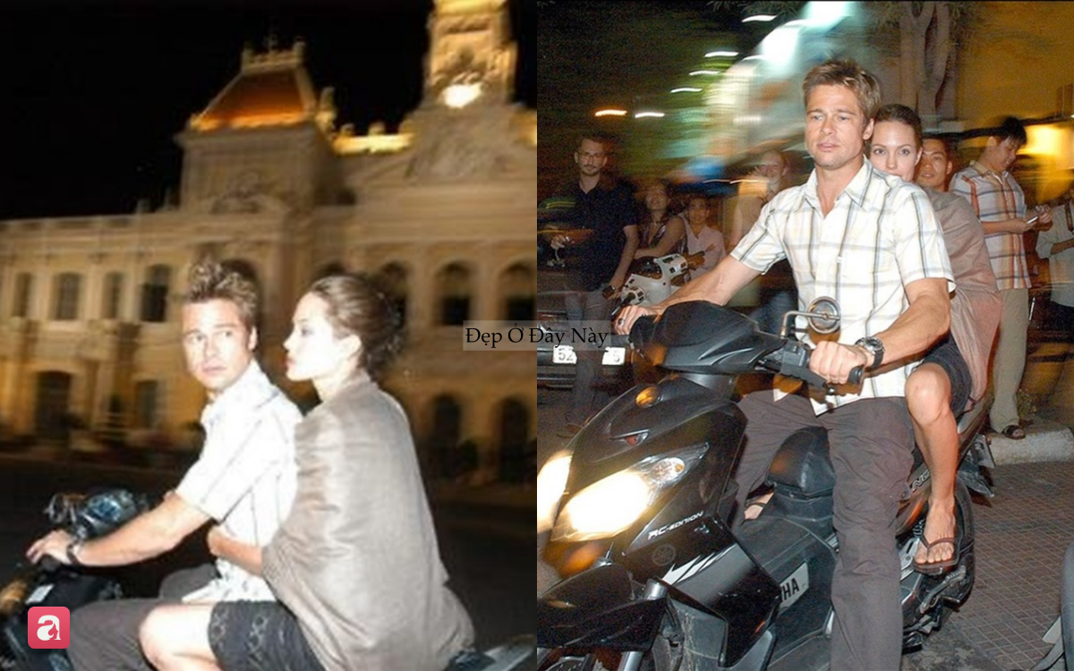 Không cần hàng hiệu lộng lẫy, Brad Pitt và Angelina Jolie vẫn biến đường phố Việt Nam thành phim trường điện ảnh - Ảnh 3.