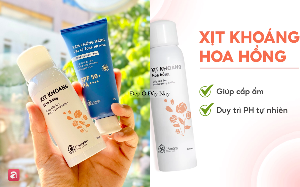 4 chai nước hoa hồng 