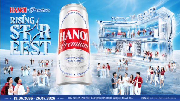 Hanoi Premium Rising Star Fest 2026: Trải nghiệm không gian Lifestyle Icy Bar thời thượng đổ bộ 6 tỉnh thành mùa hè này - Ảnh 1. Hanoi Premium Rising Star Fest 2026: Trải nghiệm không gian Lifestyle Icy Bar thời thượng đổ bộ 6 tỉnh thành mùa hè này - Ảnh 1.